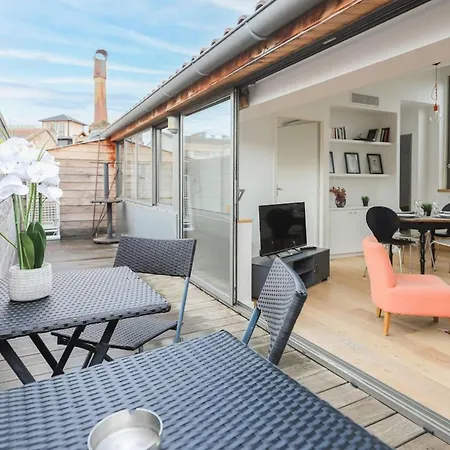 Dv7 Rooftop - Jean Jaurès - Métro Gare Appartement *